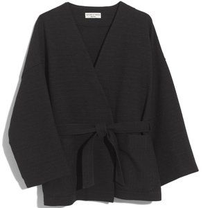 Madewell Texture & Thread Wrap Jacket
